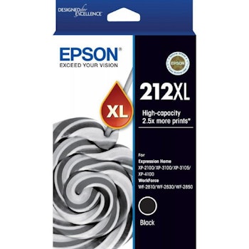 Product image of Epson 212XL Black Cartridge - Click for product page of Epson 212XL Black Cartridge