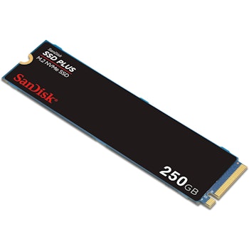 Product image of SanDisk SSD Plus PCIe Gen3 NVMe M.2 SSD - 250GB - Click for product page of SanDisk SSD Plus PCIe Gen3 NVMe M.2 SSD - 250GB