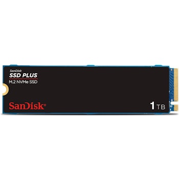 Product image of SanDisk SSD Plus PCIe Gen3 NVMe M.2 SSD - 1TB - Click for product page of SanDisk SSD Plus PCIe Gen3 NVMe M.2 SSD - 1TB