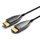 A small tile product image of EX-DEMO Cruxtec DisplayPort 1.4 8K Active Optical Fiber Male to Male Cable - 10m