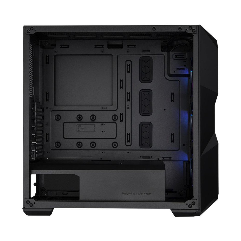 A large main feature product image of EX-DEMO Cooler Master MasterBox TD500 Crystal Mid Tower Case - Black
