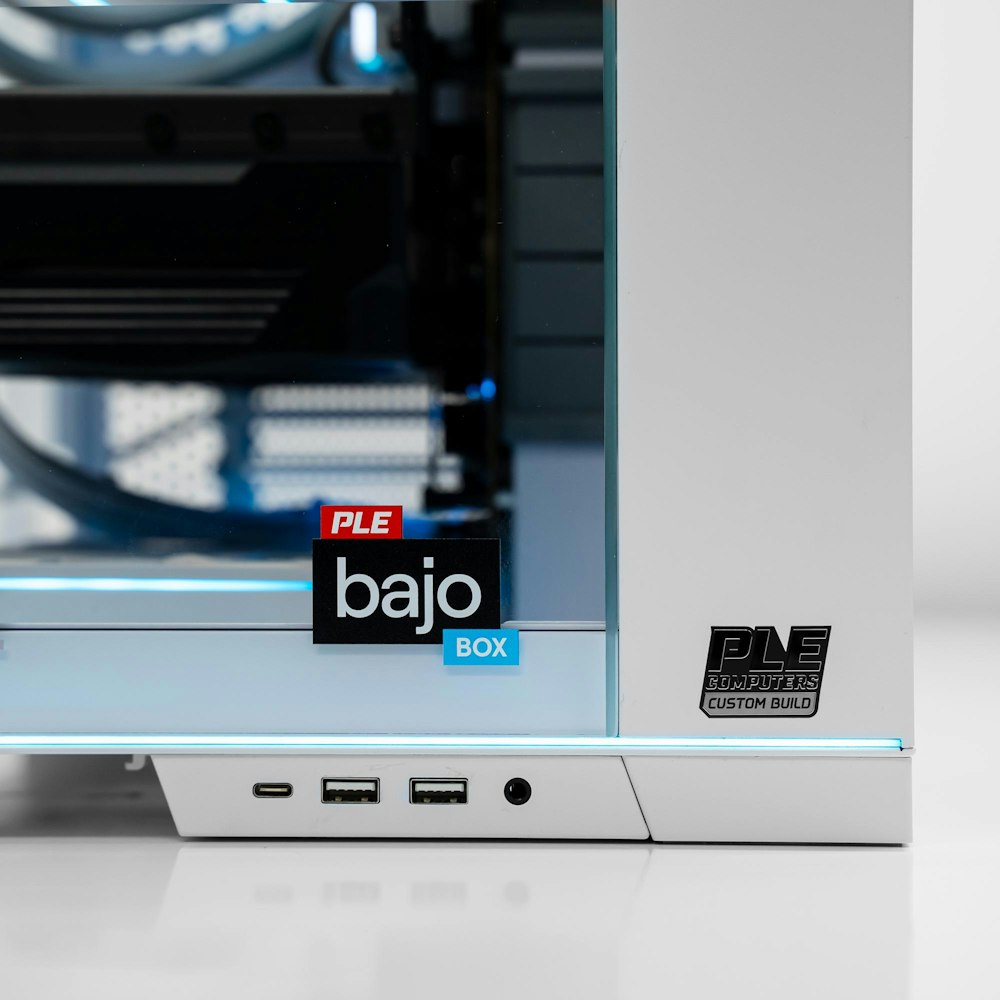 A large main feature product image of PLE Bajo Box Prebuilt Ready To Go Gaming PC