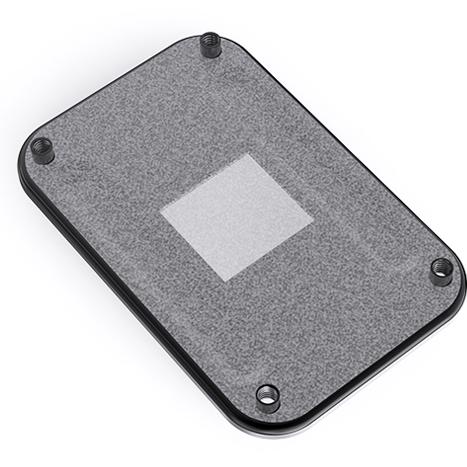 A large main feature product image of Bykski AM4 Motherboard Backplate