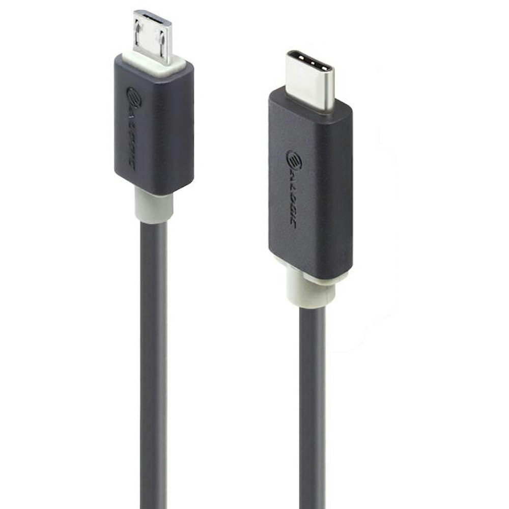 A large main feature product image of ALOGIC USB 2.0 Type-C to Micro USB Type-B 1m Cable