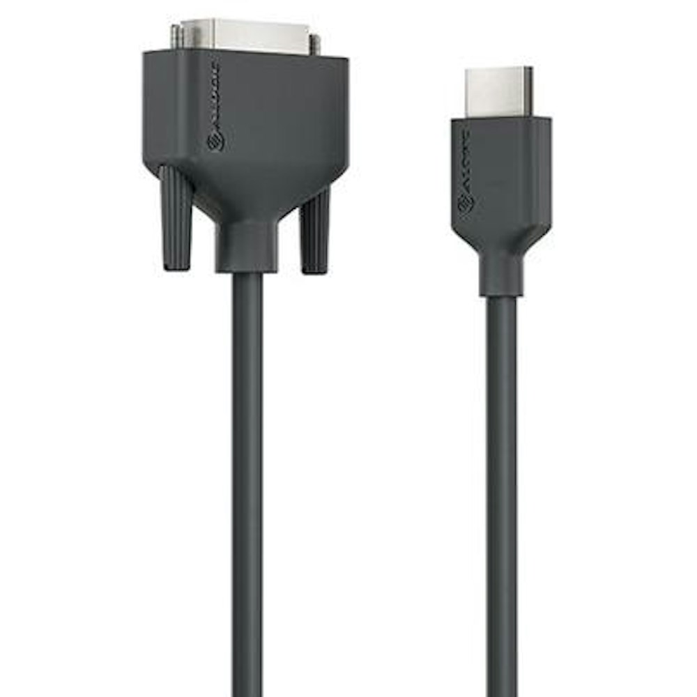 A large main feature product image of ALOGIC Elements HDMI to DVI Cable - 1m