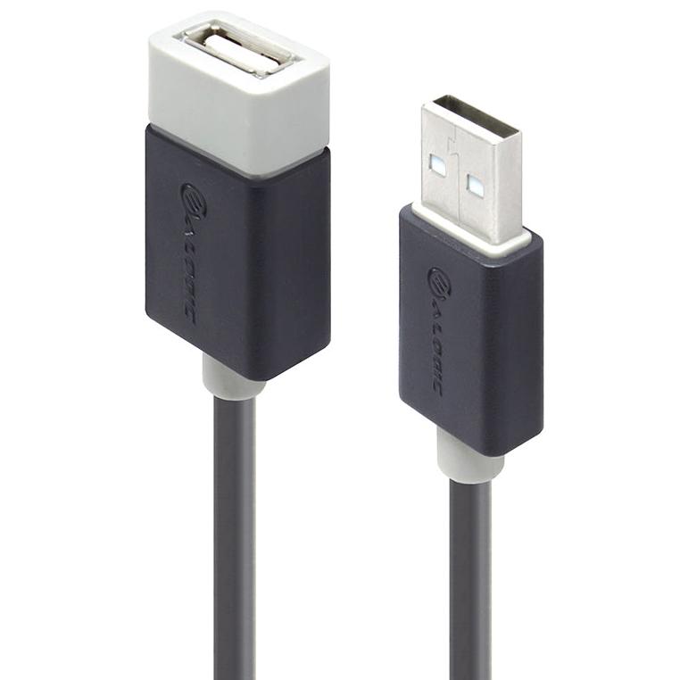A large main feature product image of ALOGIC USB 2.0 Type-A M-F 2m Extension Cable
