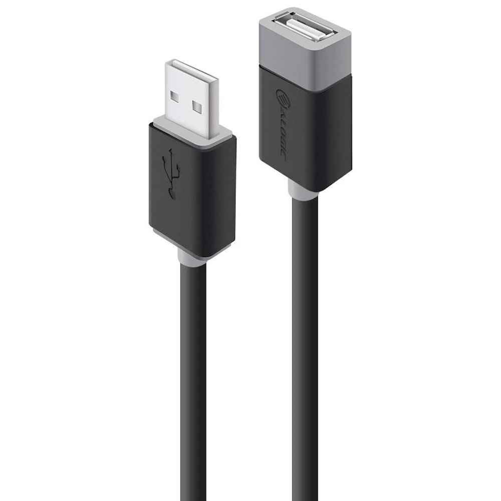 ALOGIC USB 2.0 Type-A M-F 2m Extension Cable