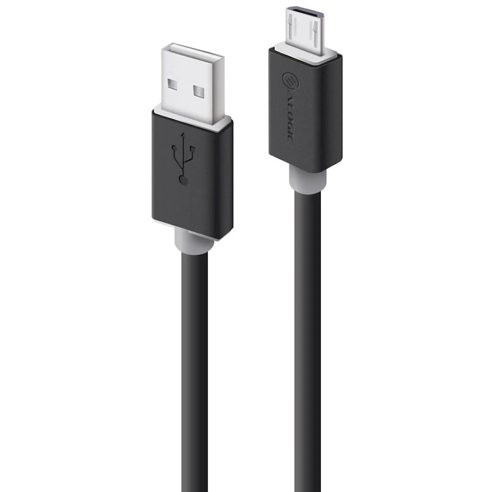 ALOGIC 3m USB 2.0 Type A to Type B Micro Cable - Male to Male