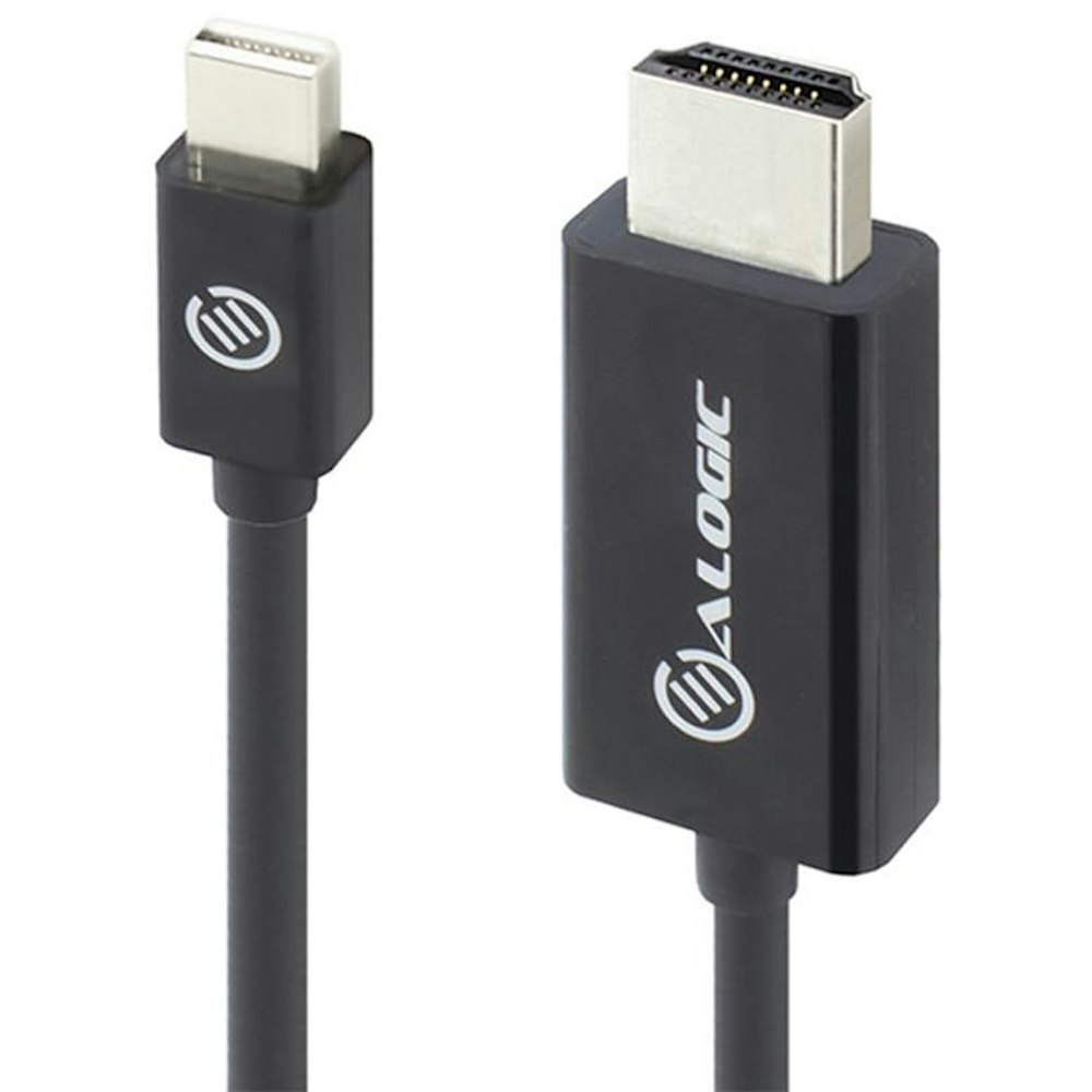 A large main feature product image of ALOGIC Elements Mini DisplayPort to HDMI 1m Cable