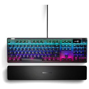 Product image of EX-DEMO SteelSeries Apex 7 Gaming Keyboard - Blue Switch - Click for product page of EX-DEMO SteelSeries Apex 7 Gaming Keyboard - Blue Switch