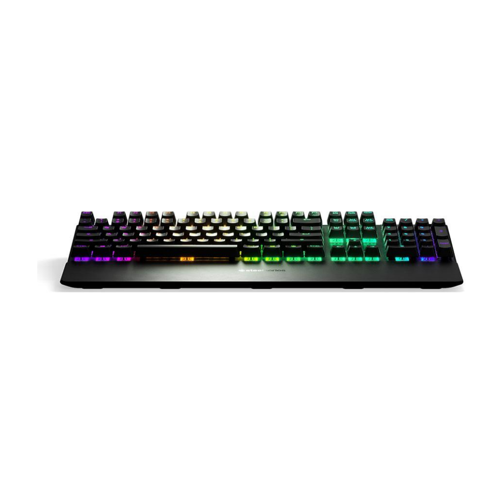 A large main feature product image of EX-DEMO SteelSeries Apex 7 Gaming Keyboard - Blue Switch