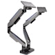 A small tile product image of GamerChief Pro Gaming Dual Monitor Arm - Dark Grey w/RGB