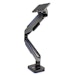 A product image of GamerChief Pro Gaming Single Monitor Arm - Dark Grey w/RGB