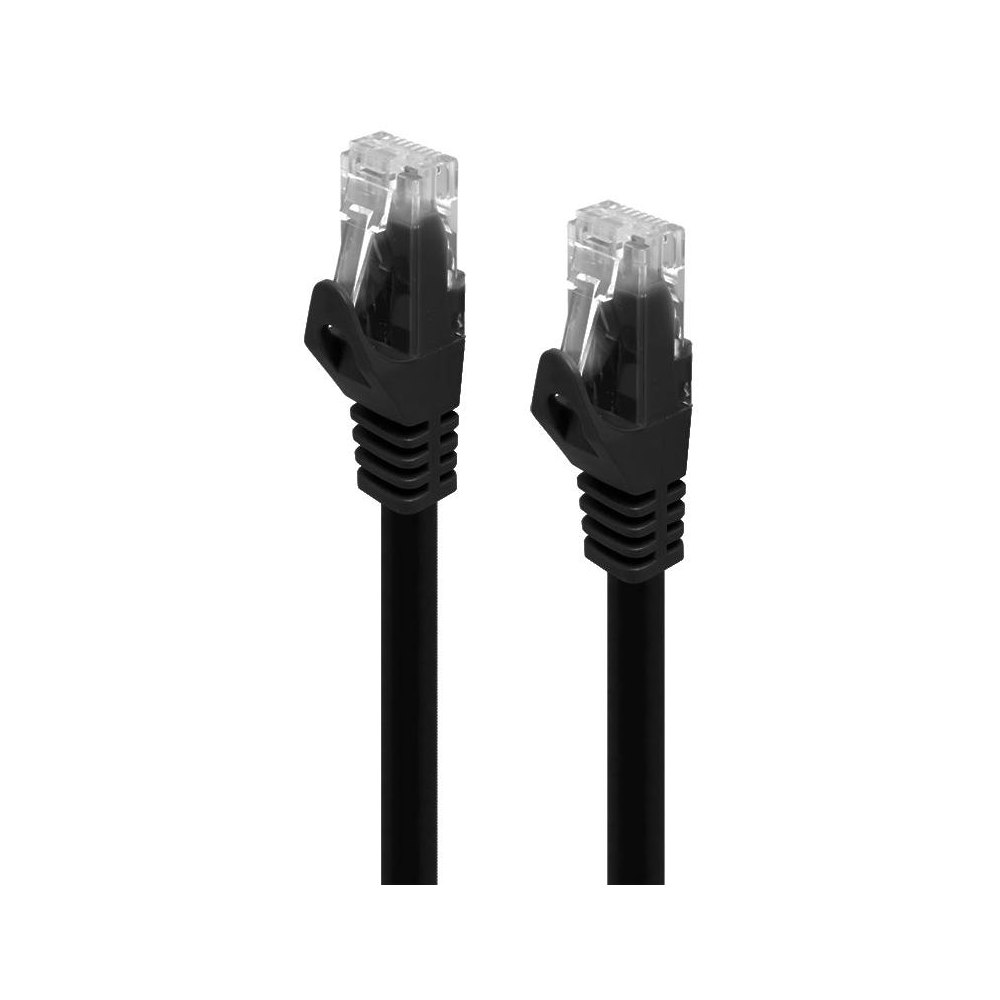 A large main feature product image of ALOGIC CAT6 0.3m Network Cable Black