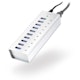 A small tile product image of ALOGIC 10 Port USB Hub with Charging - Aluminium Unibody with Power