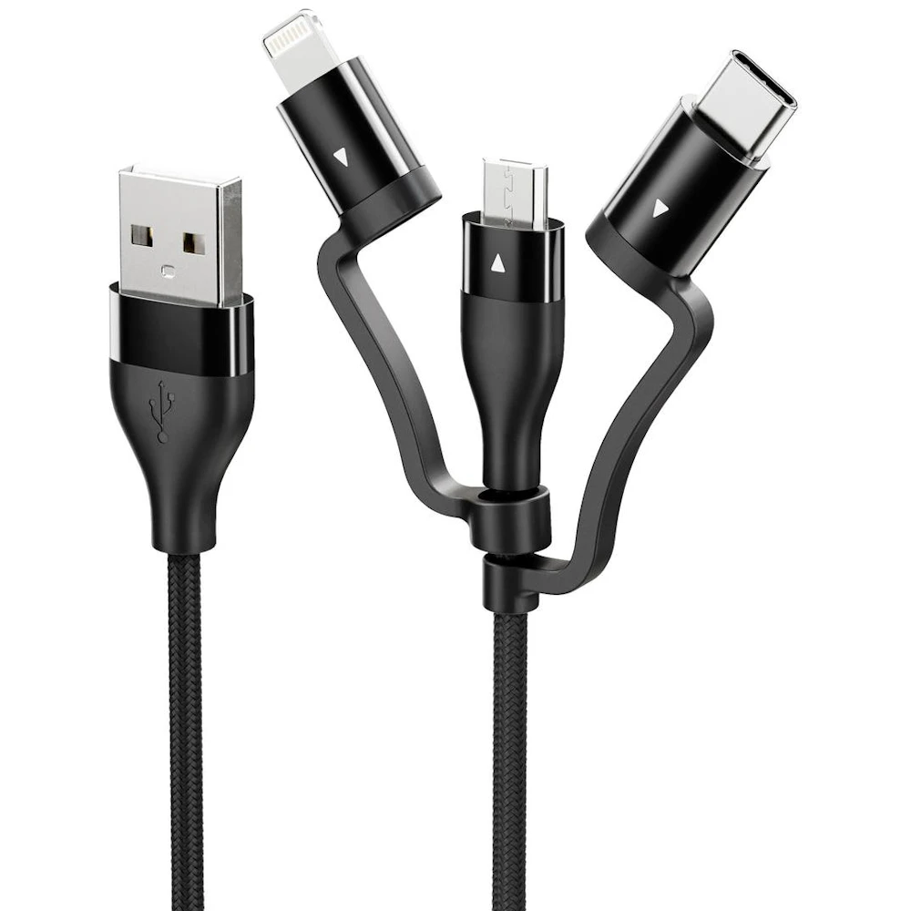 ALOGIC Elements 3-in-1 Charge and Sync Combo Cable - 1m