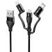 A product image of ALOGIC Elements 3-in-1 Charge and Sync Combo Cable - 1m