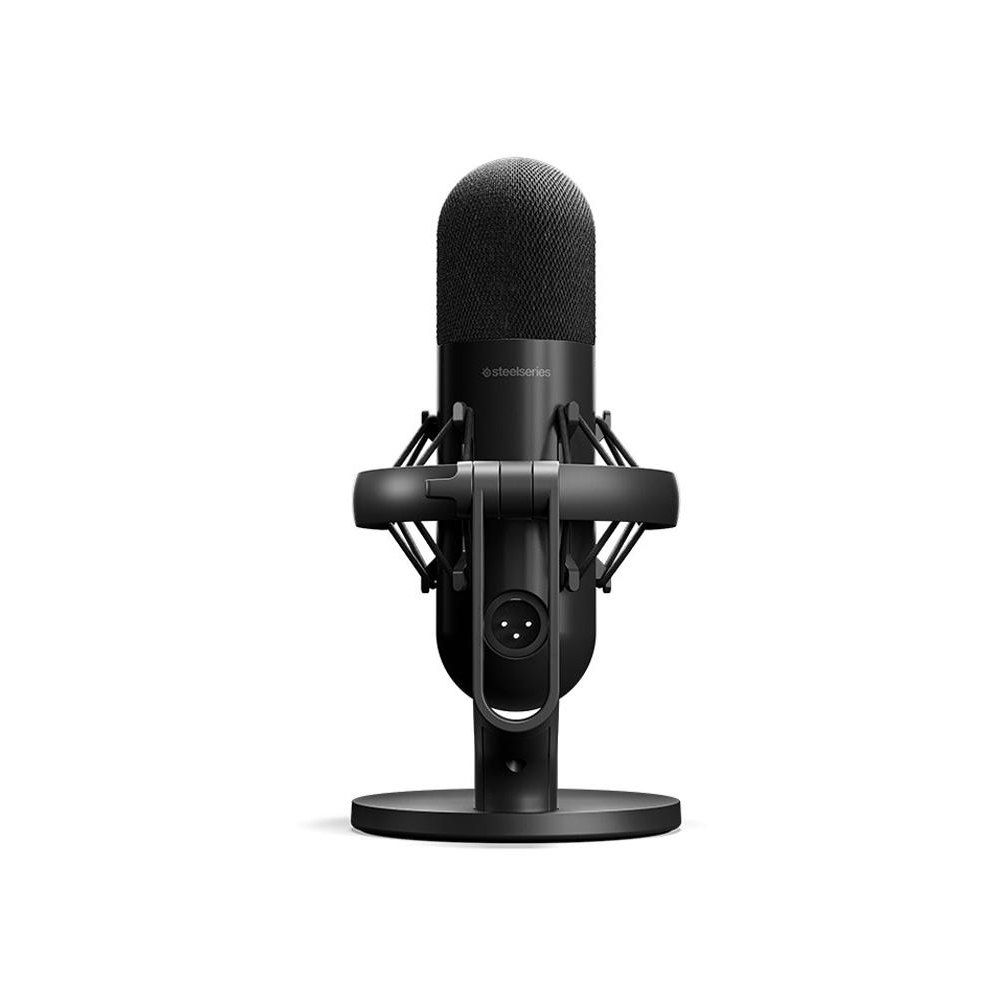 A large main feature product image of SteelSeries Alias Pro - USB Type-C Condenser Microphone with XLR Stream Mixer
