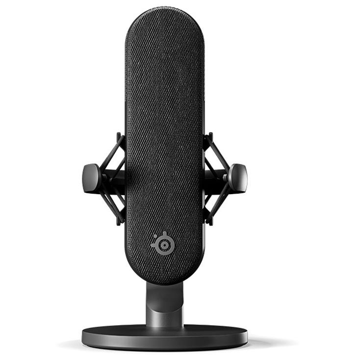 A large main feature product image of SteelSeries Alias Pro - USB Type-C Condenser Microphone with XLR Stream Mixer
