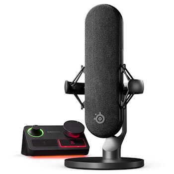 Product image of SteelSeries Alias Pro - USB-C Condenser Microphone with XLR Stream Mixer - Click for product page of SteelSeries Alias Pro - USB-C Condenser Microphone with XLR Stream Mixer