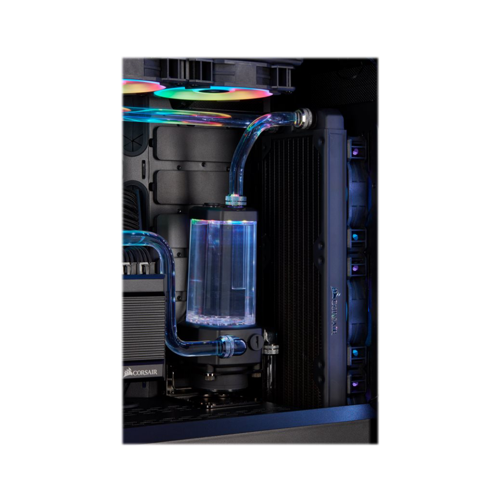 A large main feature product image of EX-DEMO Corsair Hydro X Series XR5 360mm Water Cooling Radiator