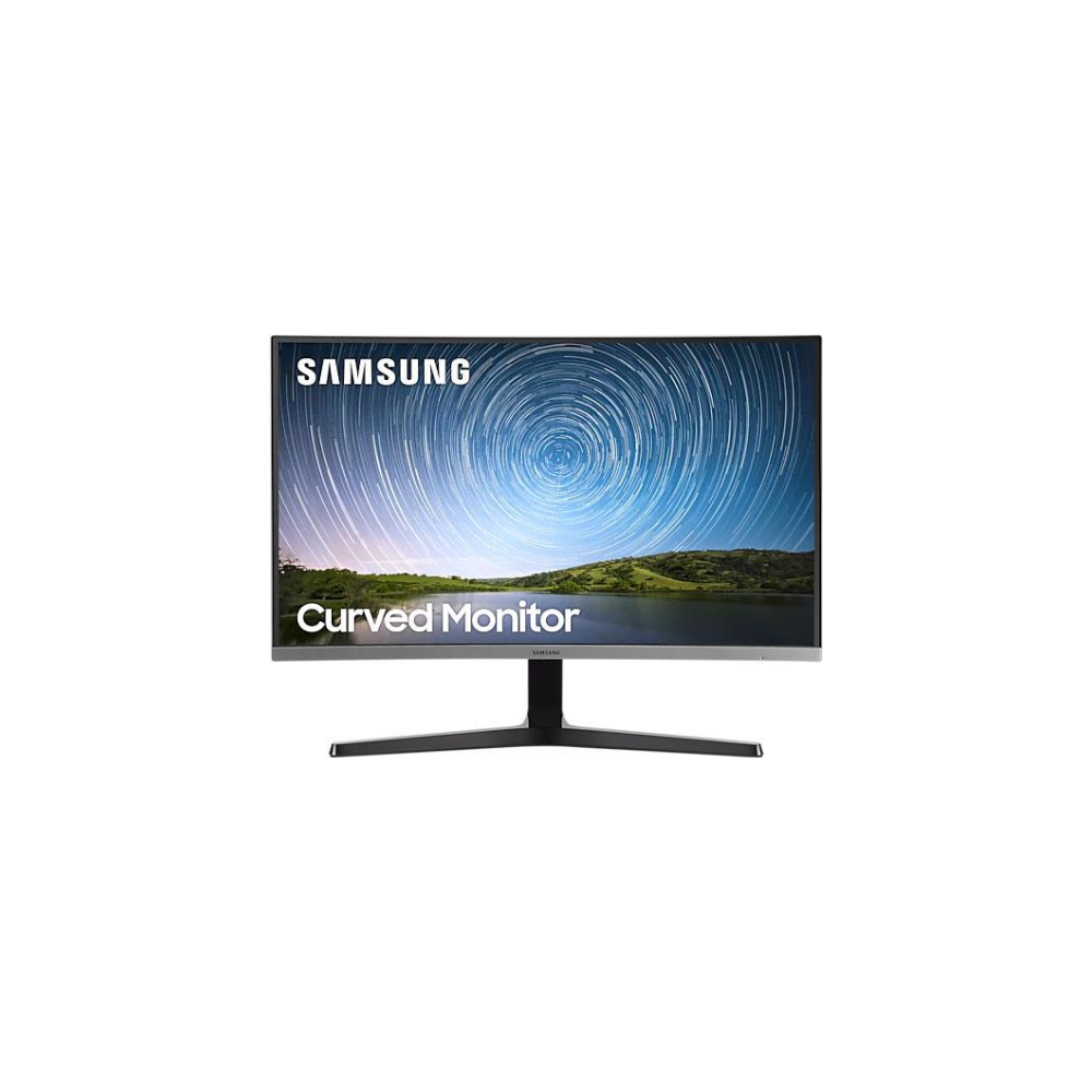 A large main feature product image of EX-DEMO Samsung CR500 32" Curved FHD 75Hz VA Monitor