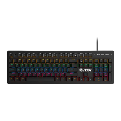 MSI Forge GK300 RGB Mechanical Gaming Keyboard - Blue Switch