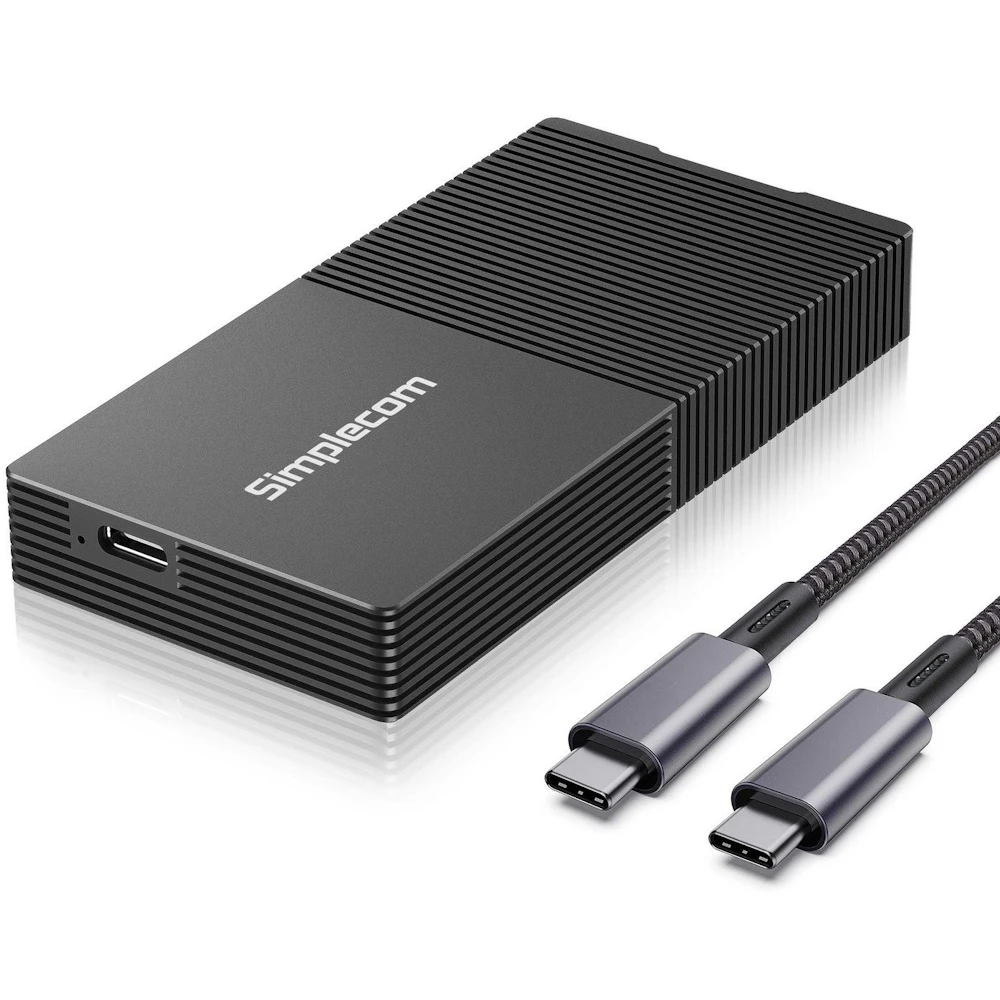 Simplecom SE640 USB4 to NVMe M.2 SSD USB Type-C Enclosure 40Gbps