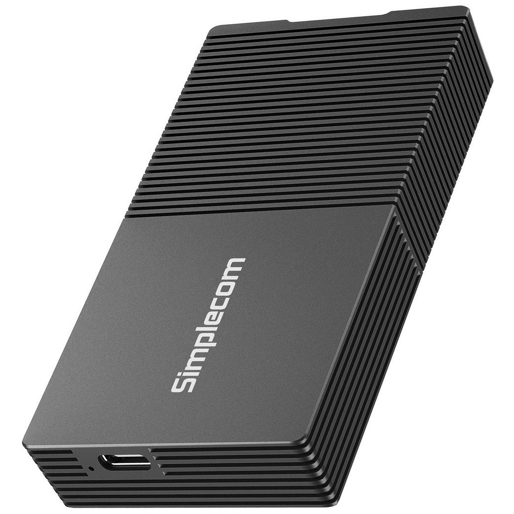 A large main feature product image of Simplecom SE640 USB4 to NVMe M.2 SSD USB Type-C Enclosure 40Gbps