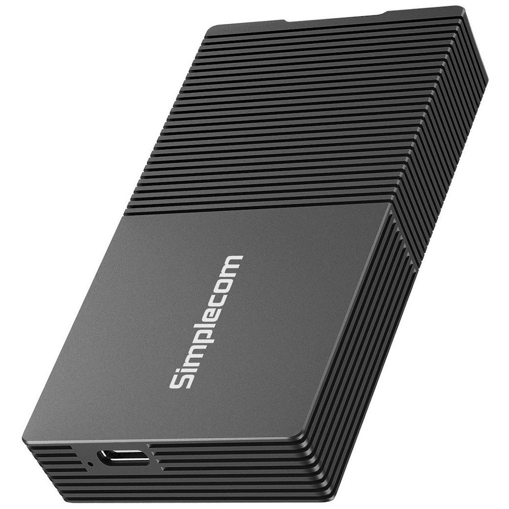 A large main feature product image of Simplecom SE640 USB4 to NVMe M.2 SSD USB-C Enclosure 40Gbps