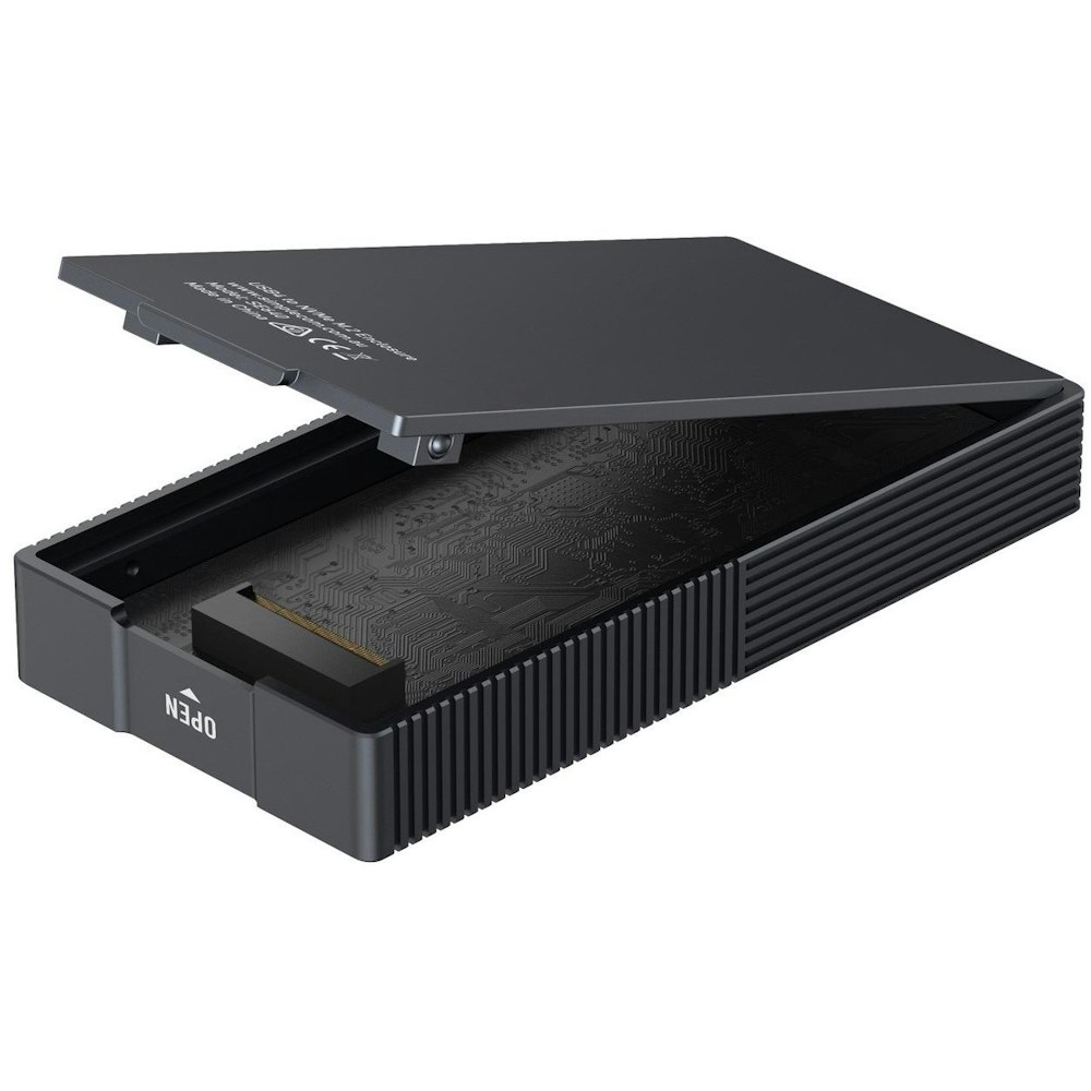 A large main feature product image of Simplecom SE640 USB4 to NVMe M.2 SSD USB Type-C Enclosure 40Gbps