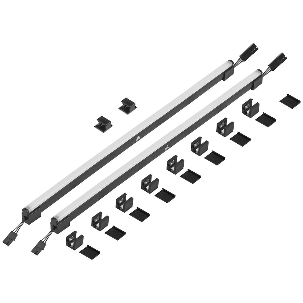 A large main feature product image of EX-DEMO Corsair LS100 Smart Lighting Strips Expansion Kit 350mm