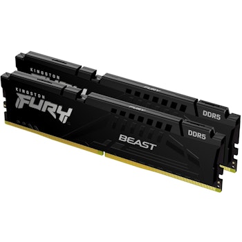 Product image of Kingston 32GB Kit (2x16GB) DDR5 Fury Beast EXPO/XMP CL30 6000MHz - Click for product page of Kingston 32GB Kit (2x16GB) DDR5 Fury Beast EXPO/XMP CL30 6000MHz