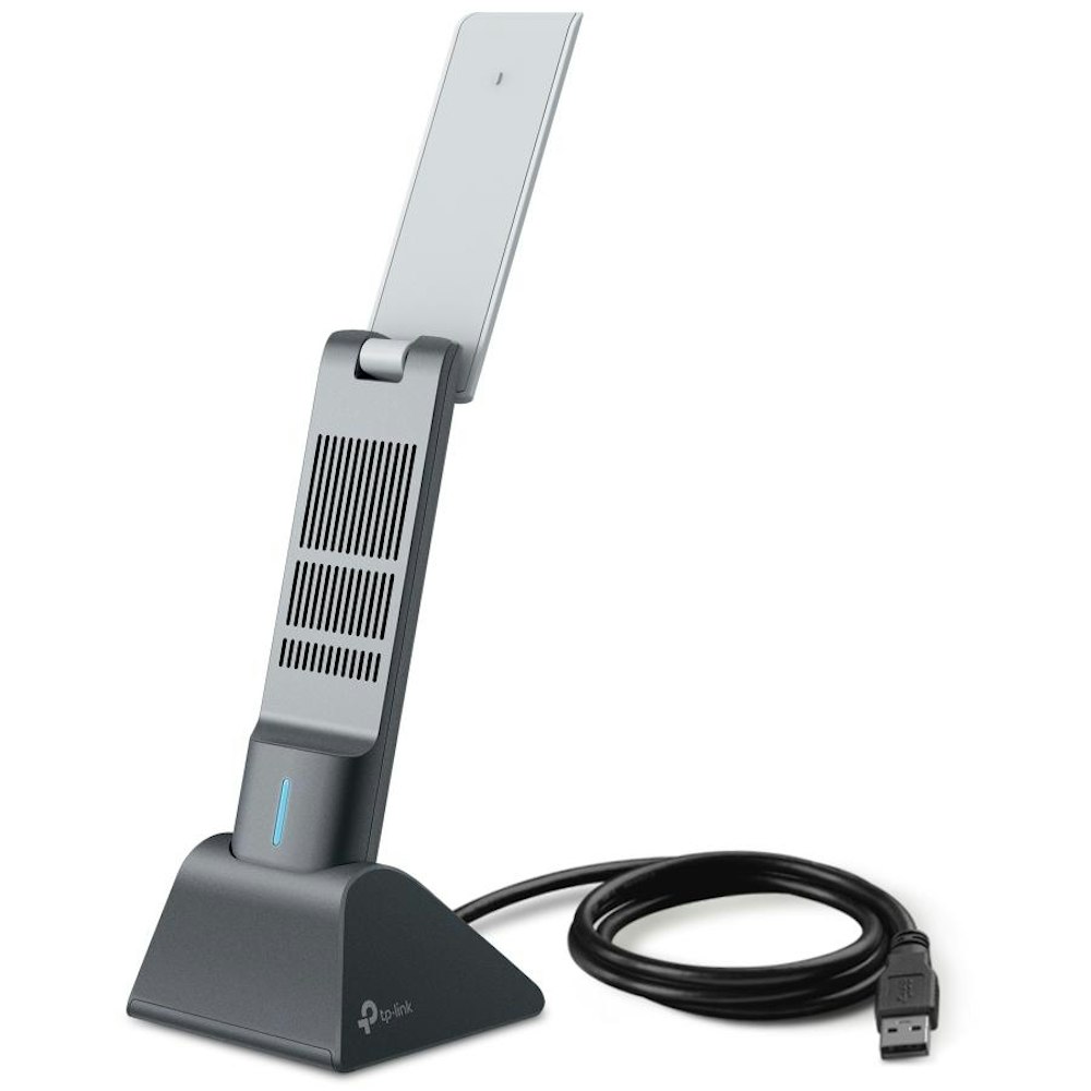 A large main feature product image of TP-Link Archer TX50UH - AX3000 High Gain Dual-Band Wi-Fi 6 USB Adapter