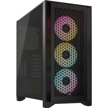 Product image of EX-DEMO Corsair iCUE 4000D Airflow Mid Tower Case - Black - Click for product page of EX-DEMO Corsair iCUE 4000D Airflow Mid Tower Case - Black