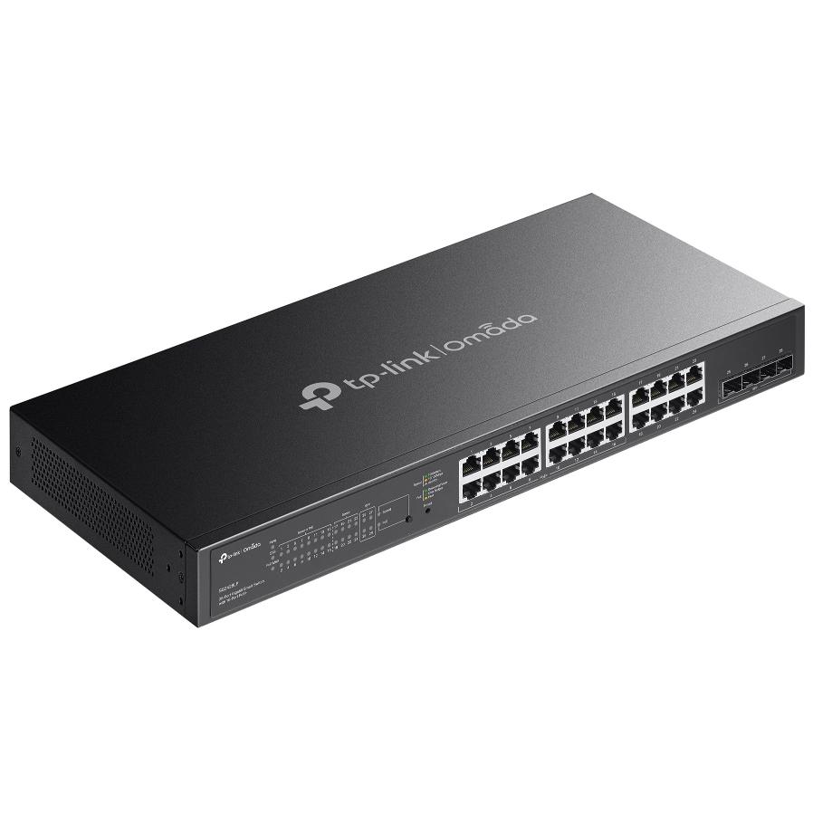 A large main feature product image of TP-Link Omada SG2428LP - 28-Port Gigabit Smart Switch with 16-Port PoE+