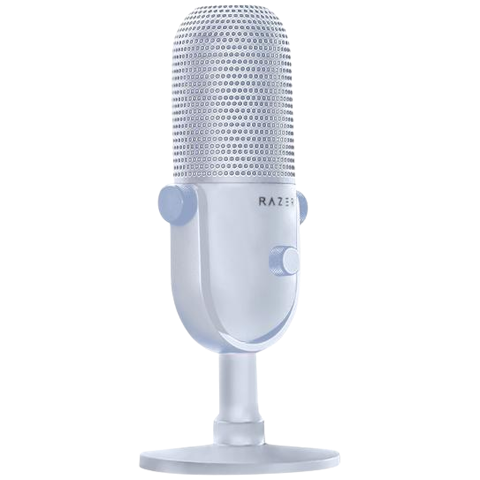 Razer Seiren V3 Chroma - RGB USB Microphone with Tap-to-Mute (White)