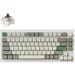 A product image of Keychron Q1 Max QMK/VIA Wireless Custom Mechanical Keyboard Shell White (Gateron Jupiter Brown Switch)