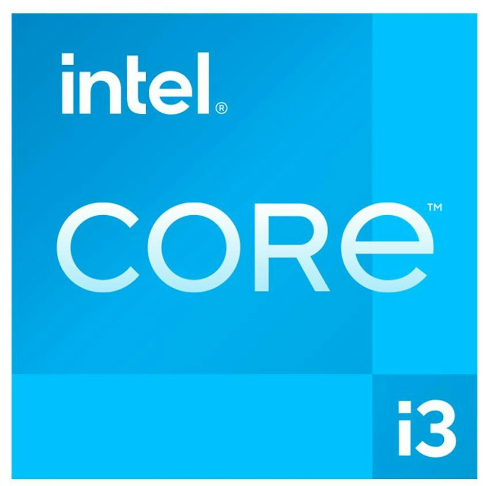 A large main feature product image of Intel Core i3 14100F Raptor Lake 4 Core 8 Thread Up to 4.7GHz LGA1700