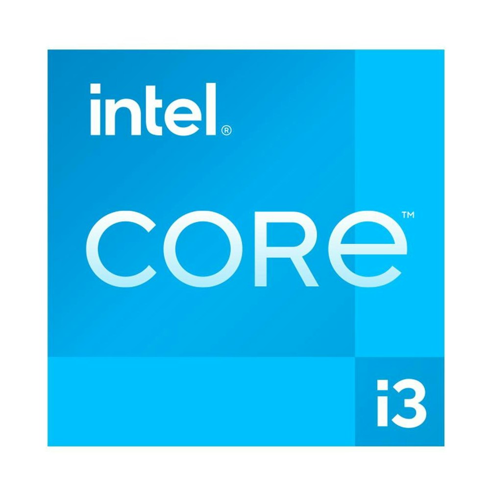 A large main feature product image of Intel Core i3 14100F Raptor Lake 4 Core 8 Thread Up to 4.7GHz LGA1700