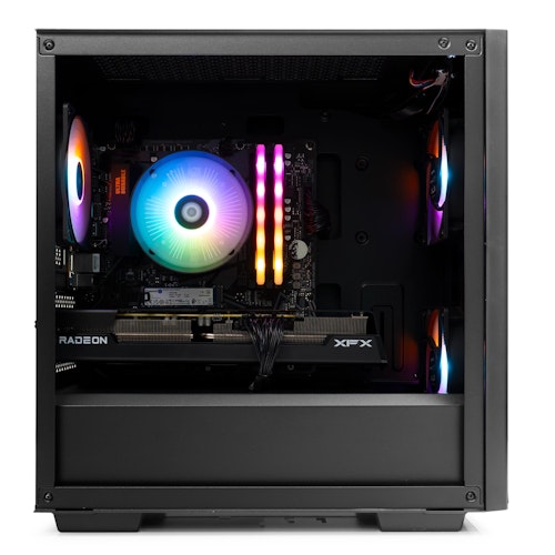 Product image of PLE Trident RX 7600 XT Prebuilt Ready To Go Gaming PC - Click for product page of PLE Trident RX 7600 XT Prebuilt Ready To Go Gaming PC