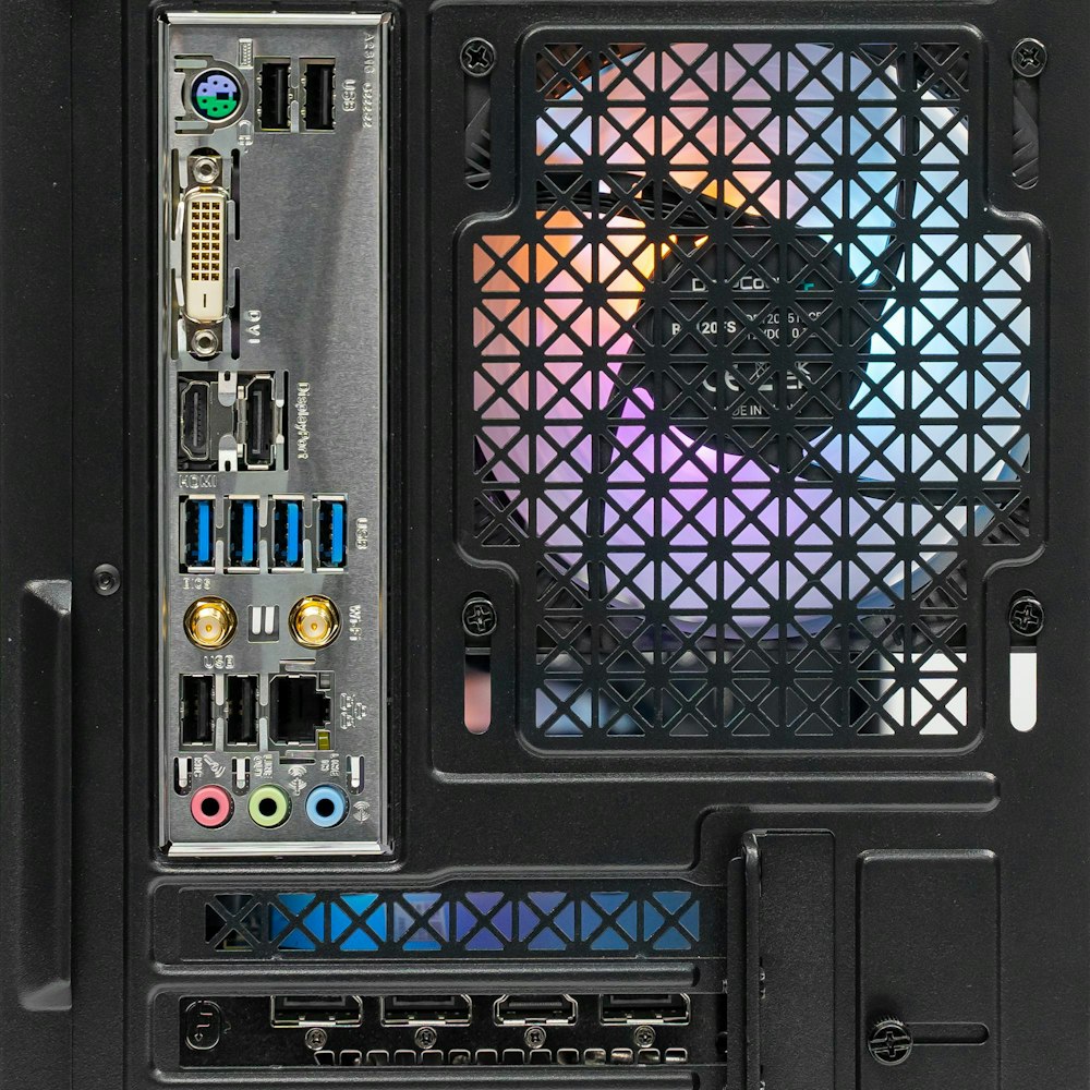A large main feature product image of PLE Trident RX 7600 XT Prebuilt Ready To Go Gaming PC
