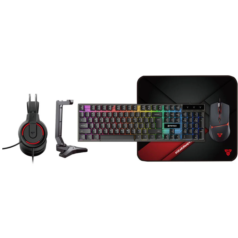 Fantech 5-in-1 Keyboard Mouse Combo - Black