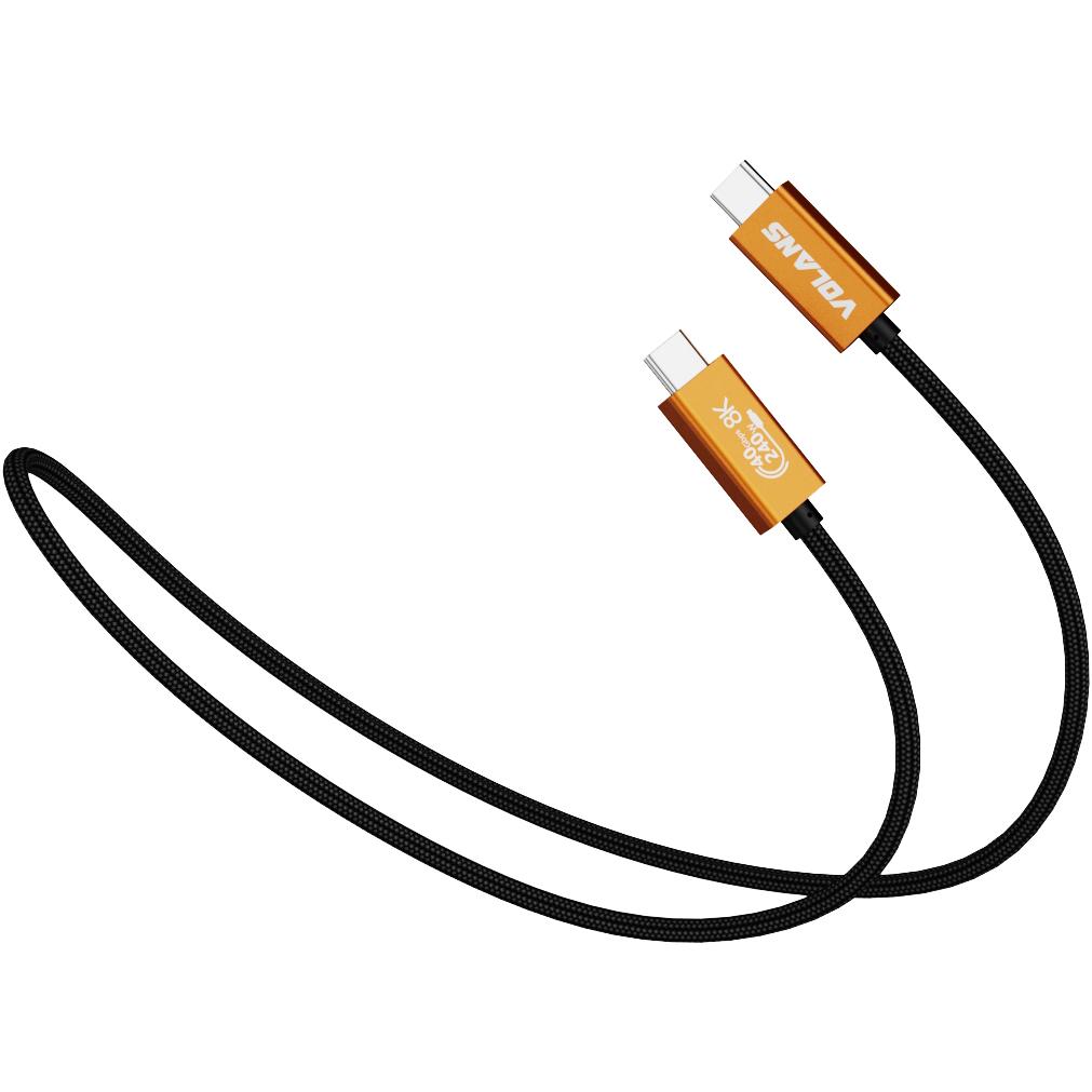 A large main feature product image of Volans USB4/TB4 Cable - 2M