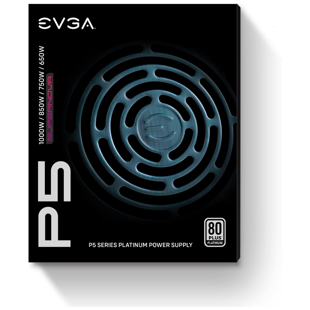 A large main feature product image of EX-DEMO EVGA SuperNOVA 850 P5 850W Platinum ATX Modular PSU