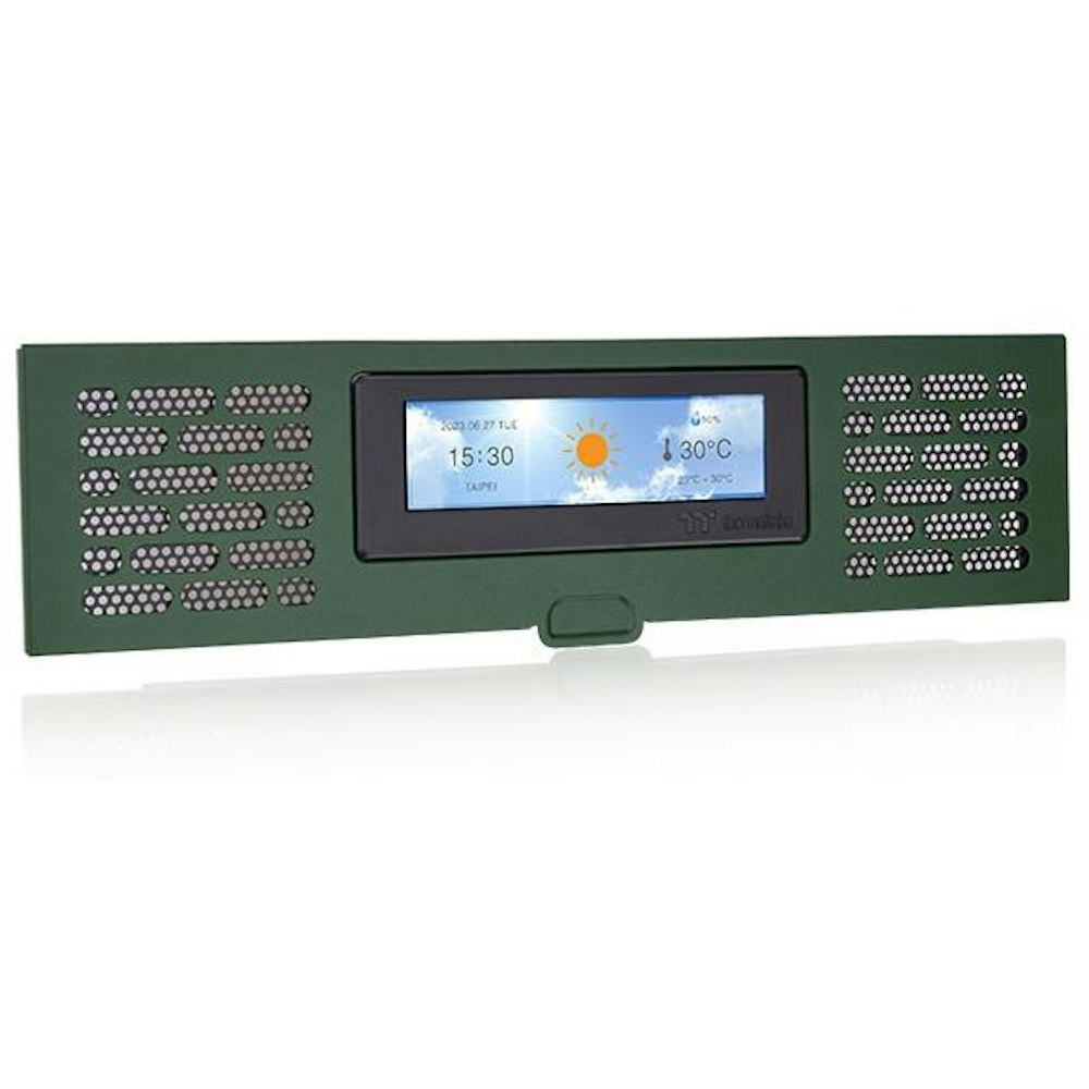 A large main feature product image of Thermaltake LCD Display Panel Kit for The Tower 200 (Racing Green)
