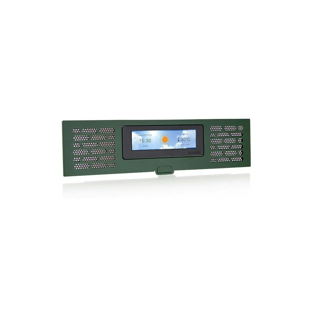 A large main feature product image of Thermaltake LCD Display Panel Kit for The Tower 200 (Racing Green)