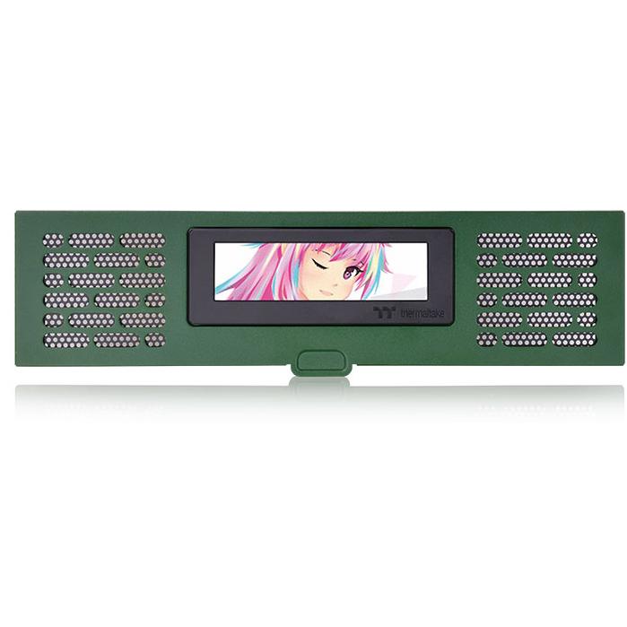 A large main feature product image of Thermaltake LCD Display Panel Kit for The Tower 200 (Racing Green)