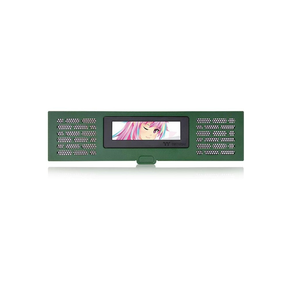 A large main feature product image of Thermaltake LCD Display Panel Kit for The Tower 200 (Racing Green)