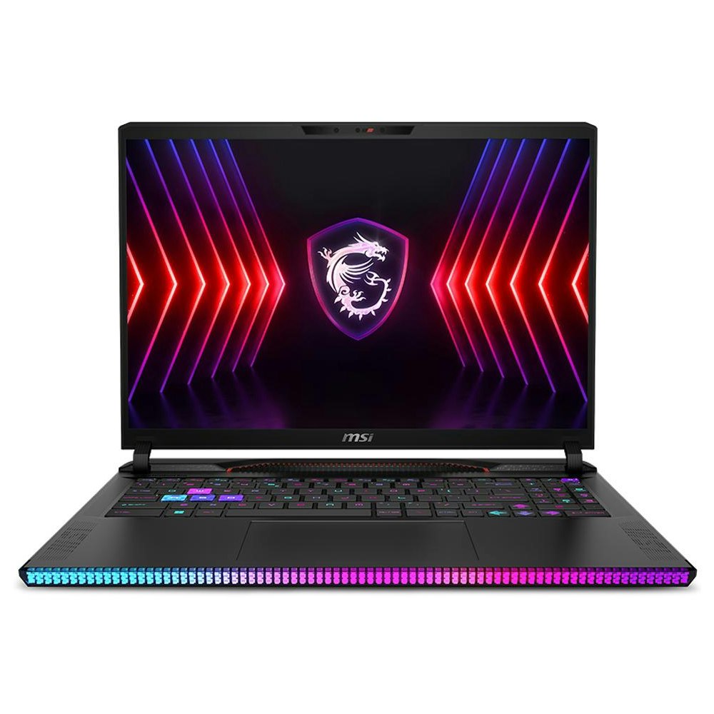 A large main feature product image of MSI Raider GE68 HX 14VIG-426AU 16" 120Hz 14th Gen i9 14900HX RTX 4090 Win 11 Gaming Notebook